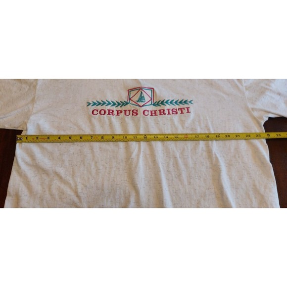 VTG Premier Sportsware Single Stitch Corpus Christi Embroidered T-shirt Size XL - Picture 6 of 9